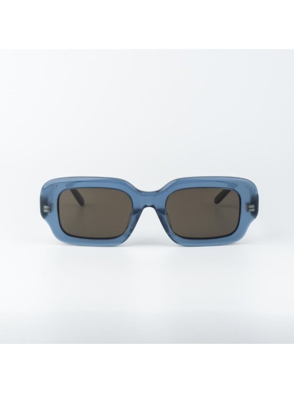 Loewe Men Sunglasses Blue Brown Rectangle LW40158F SLIM 84E NEW AUTHENTIC